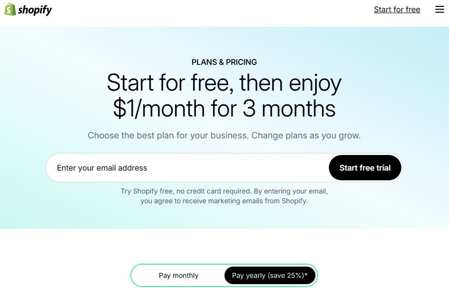 Shopify's Basic Plan Prices (The Starting Point)