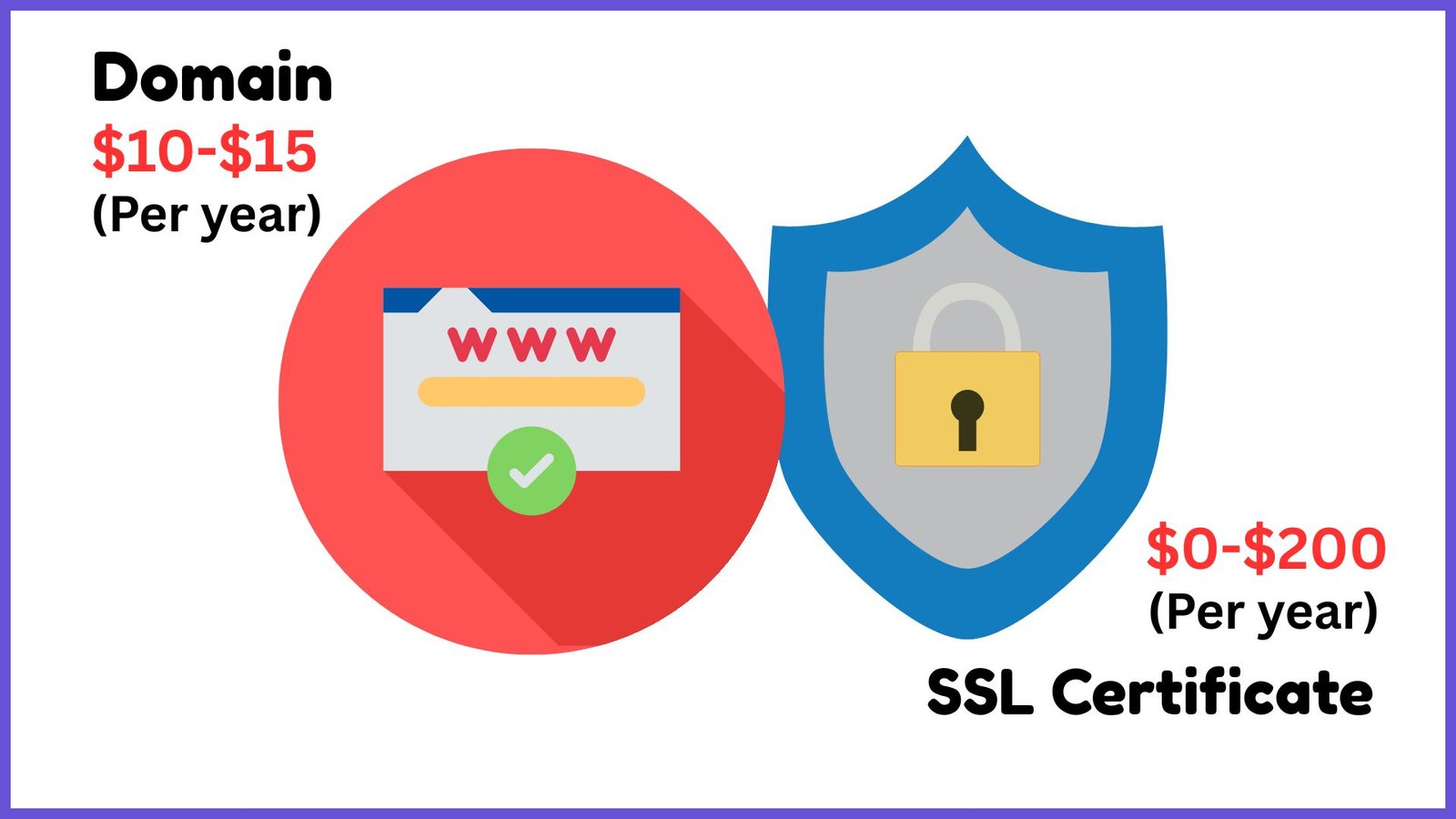 Domain and SSL Certificate Costs